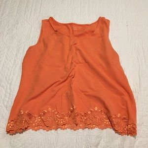 Orange tank top